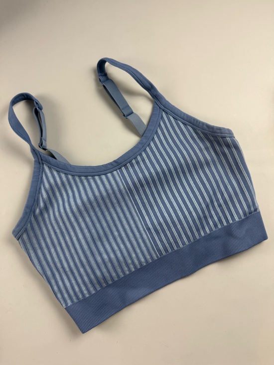 aerie Other - Aerie Real Good Ribbed Strappy Bralette Bra Blue XL